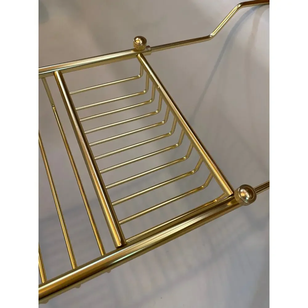 West Elm Gold Bath Caddy